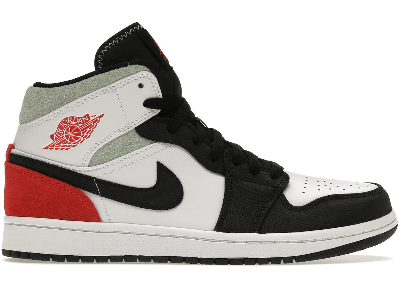 Jordan 1 Mid SE-Red Black Toe