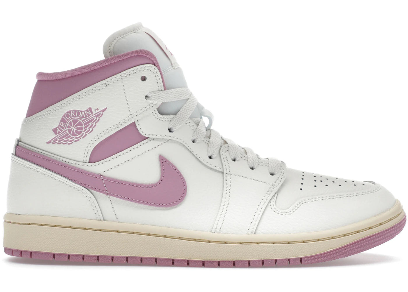 Jordan 1 Mid-Sail Pink Coconut Milk (Femme)