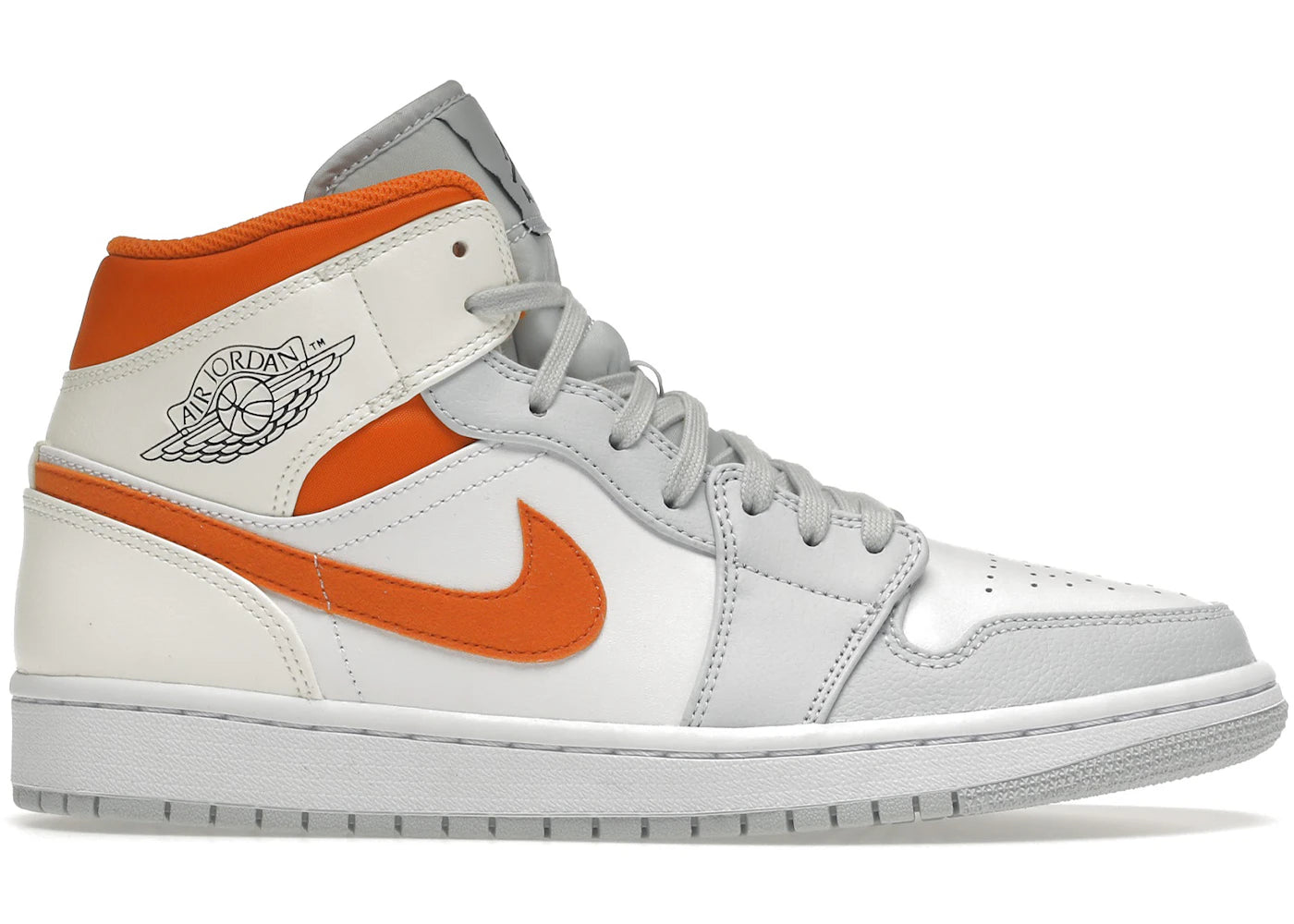 Jordan 1 Mid-Starfish Pure Platinum