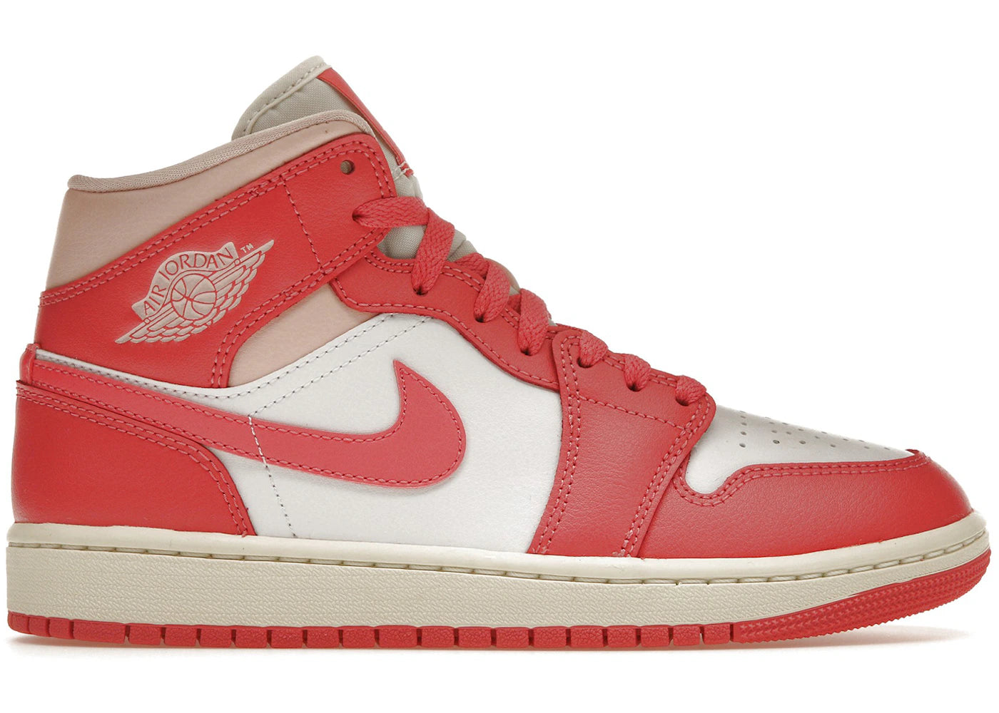 Jordan 1 Mid-Strawberries and Cream (Women's)