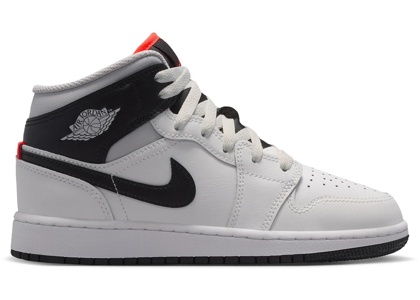 Jordan 1 Mid Summit White Infrared Black