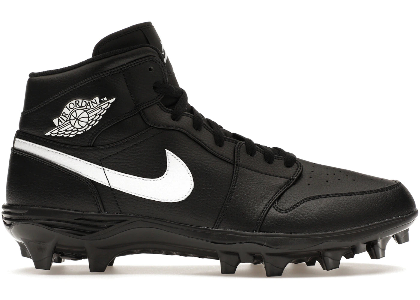 Jordan 1 Mid TD Cleat-Black White