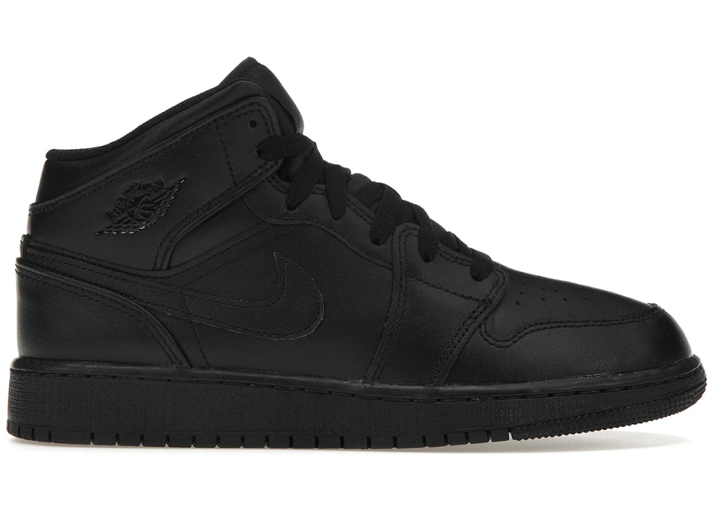 Jordan 1 Mid-Triple Black (GS)