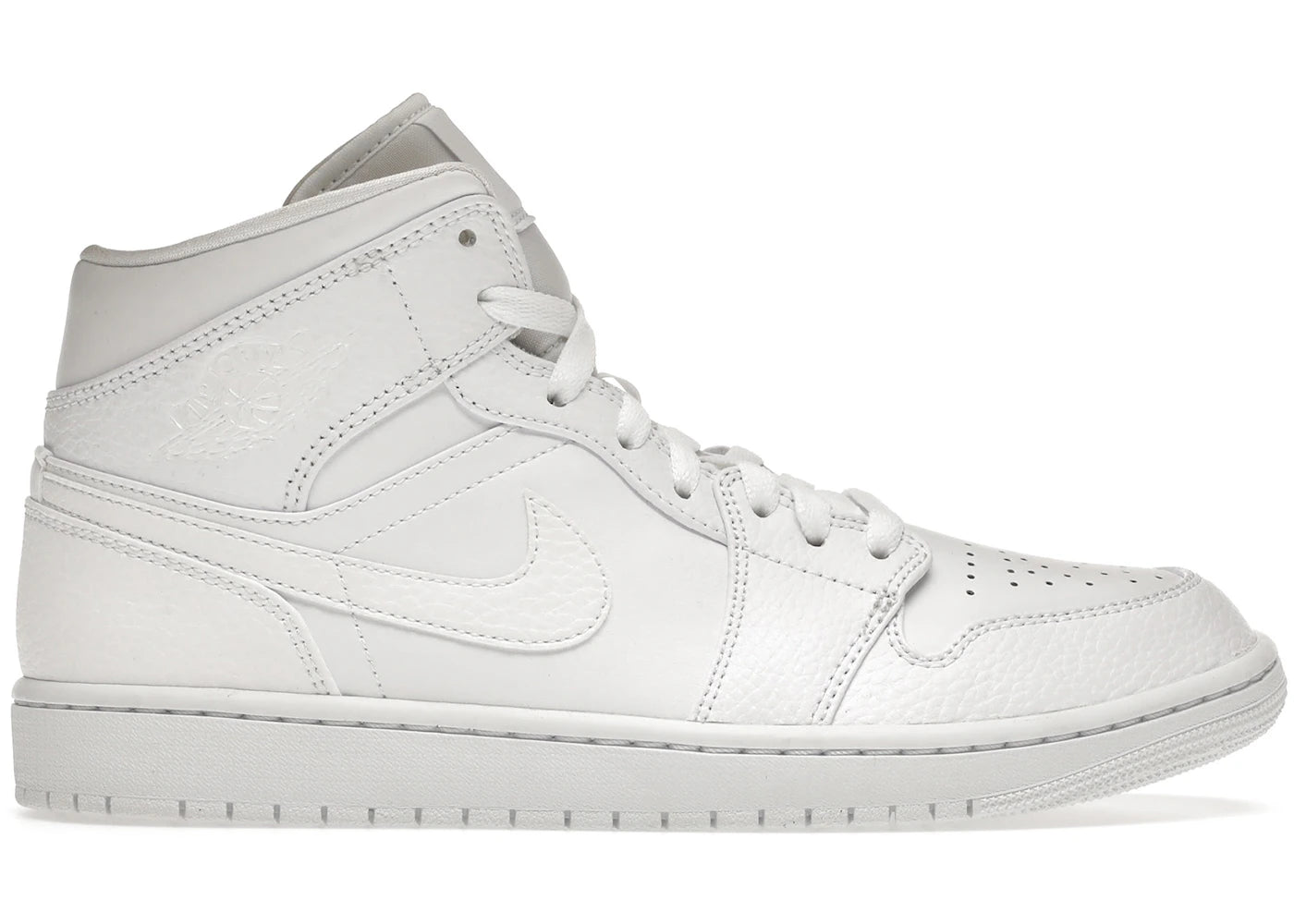 Jordan 1 Mid-Triple White 2.0 (2020)