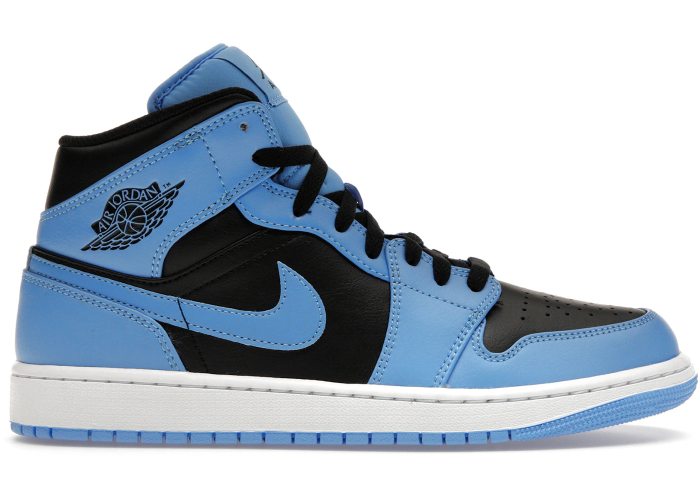 Jordan 1 Mid-University Blue Black