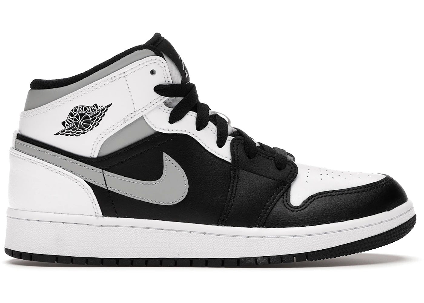 Jordan 1 Mid-White Shadow (GS)
