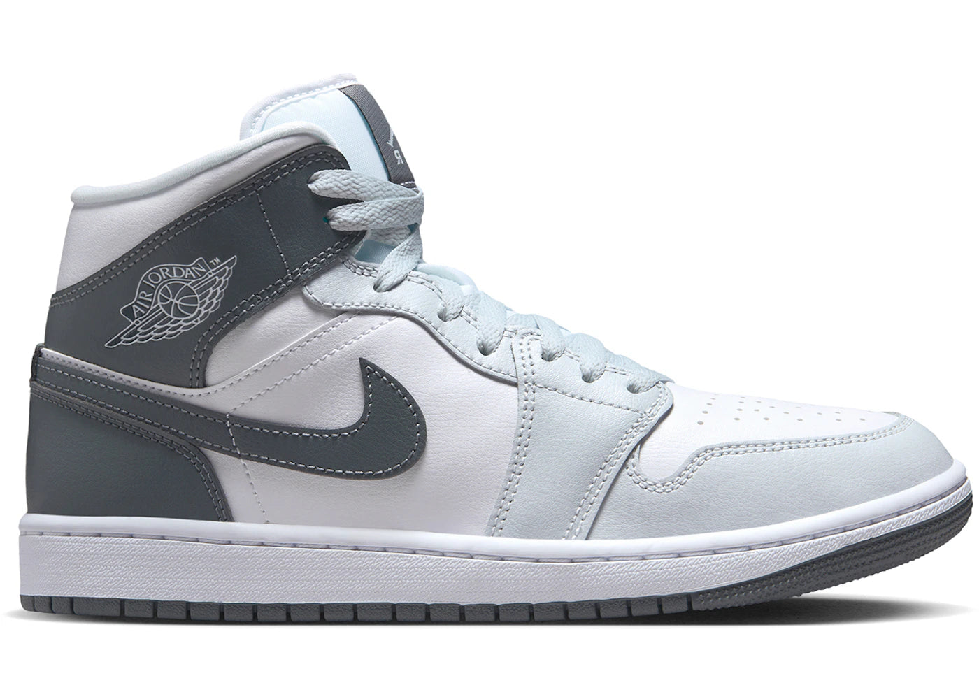 Jordan 1 Mid-White Smoke Grey (Women's)
