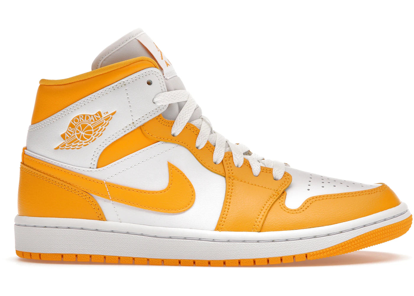 Jordan 1 Mid-White University Gold (Women's)