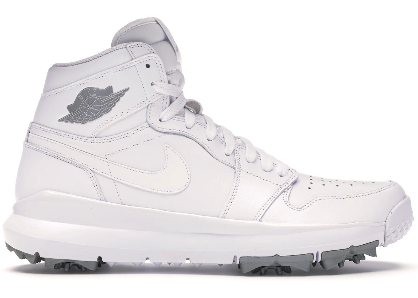 Jordan 1 Retro Golf Cleat White Metallic