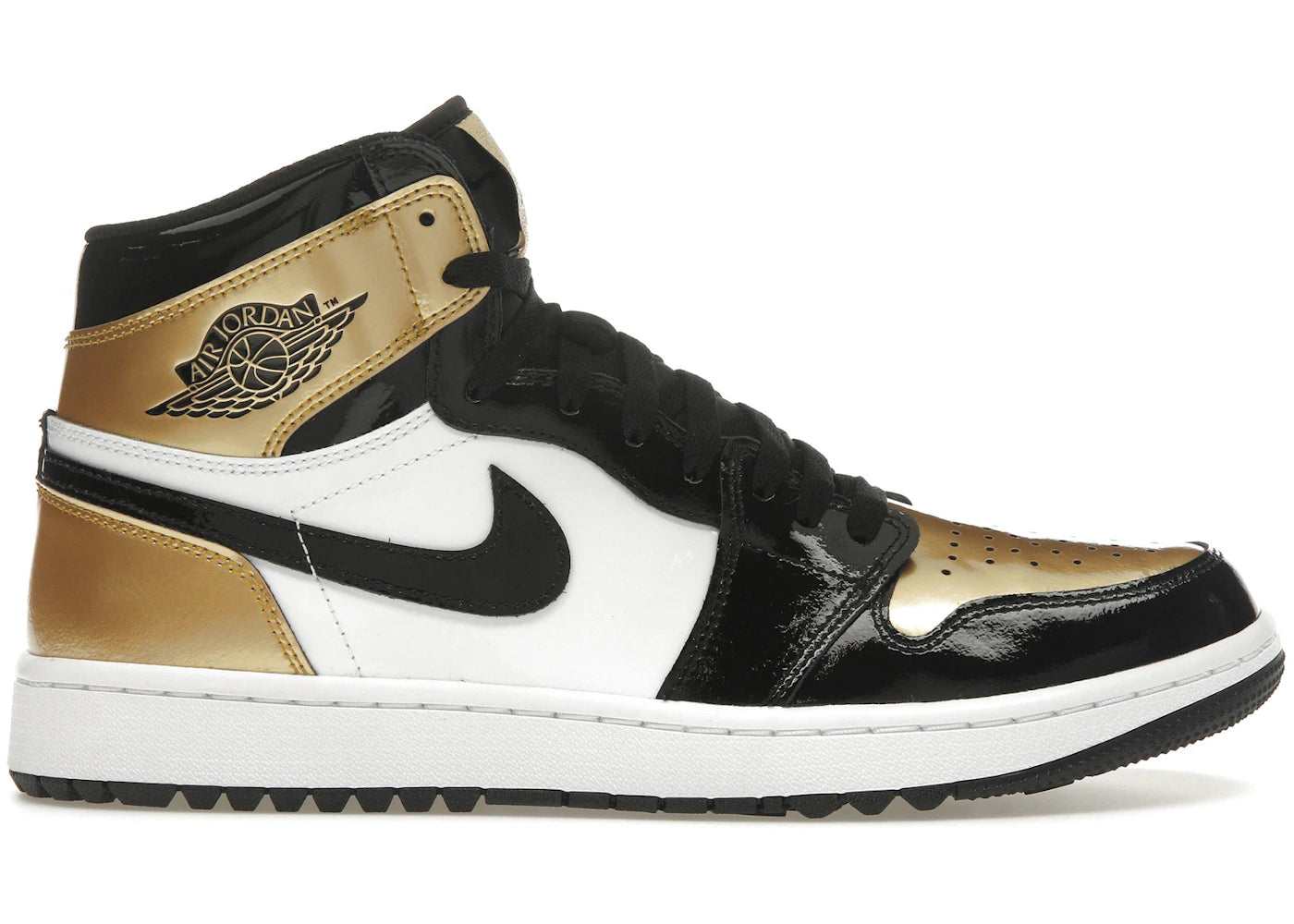 Jordan 1 Retro High Golf-Patent Gold Toe