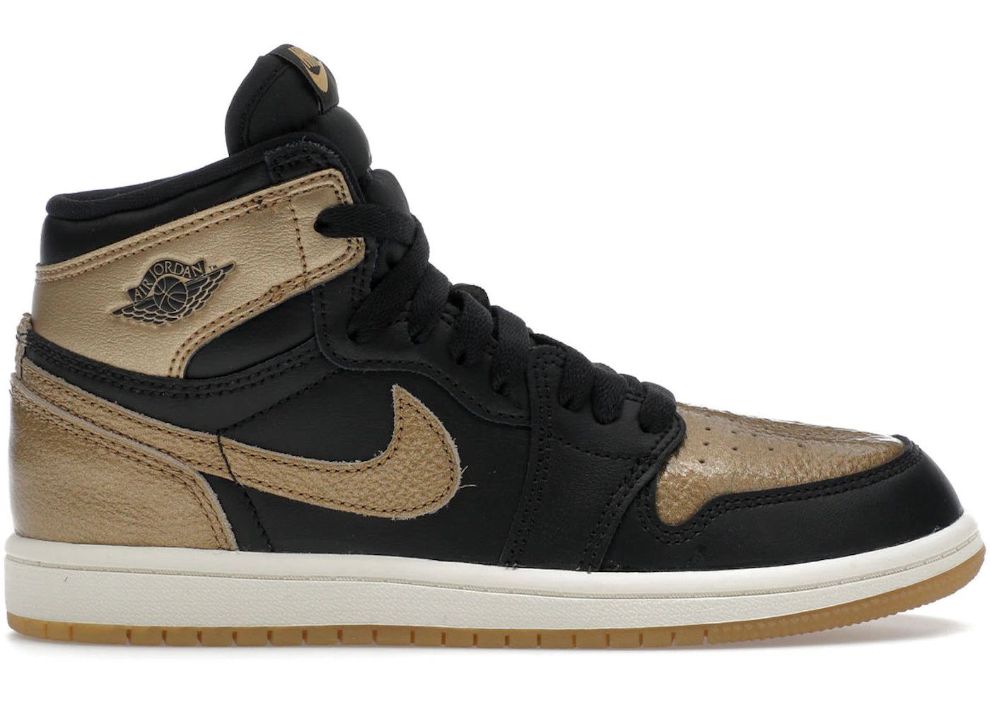 Jordan 1 Retro High OG-Black Metallic Gold (PS)