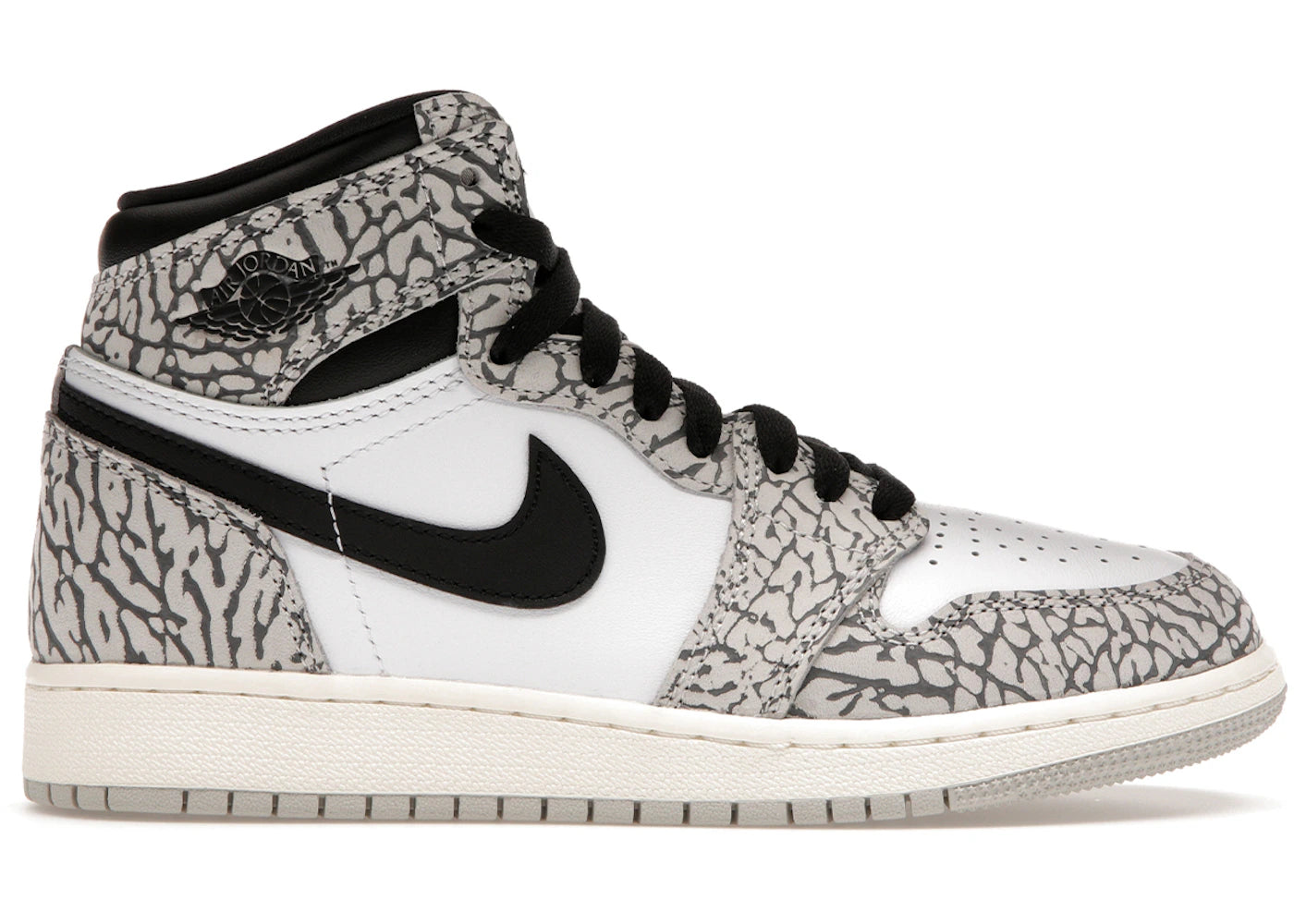 Jordan 1 Retro High OG-White Cement (GS)