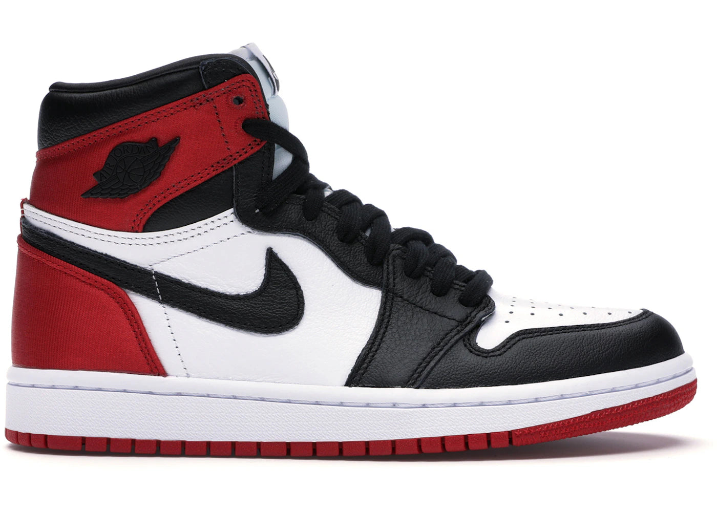 Jordan 1 Retro High-Satin Black Toe (Women's)
