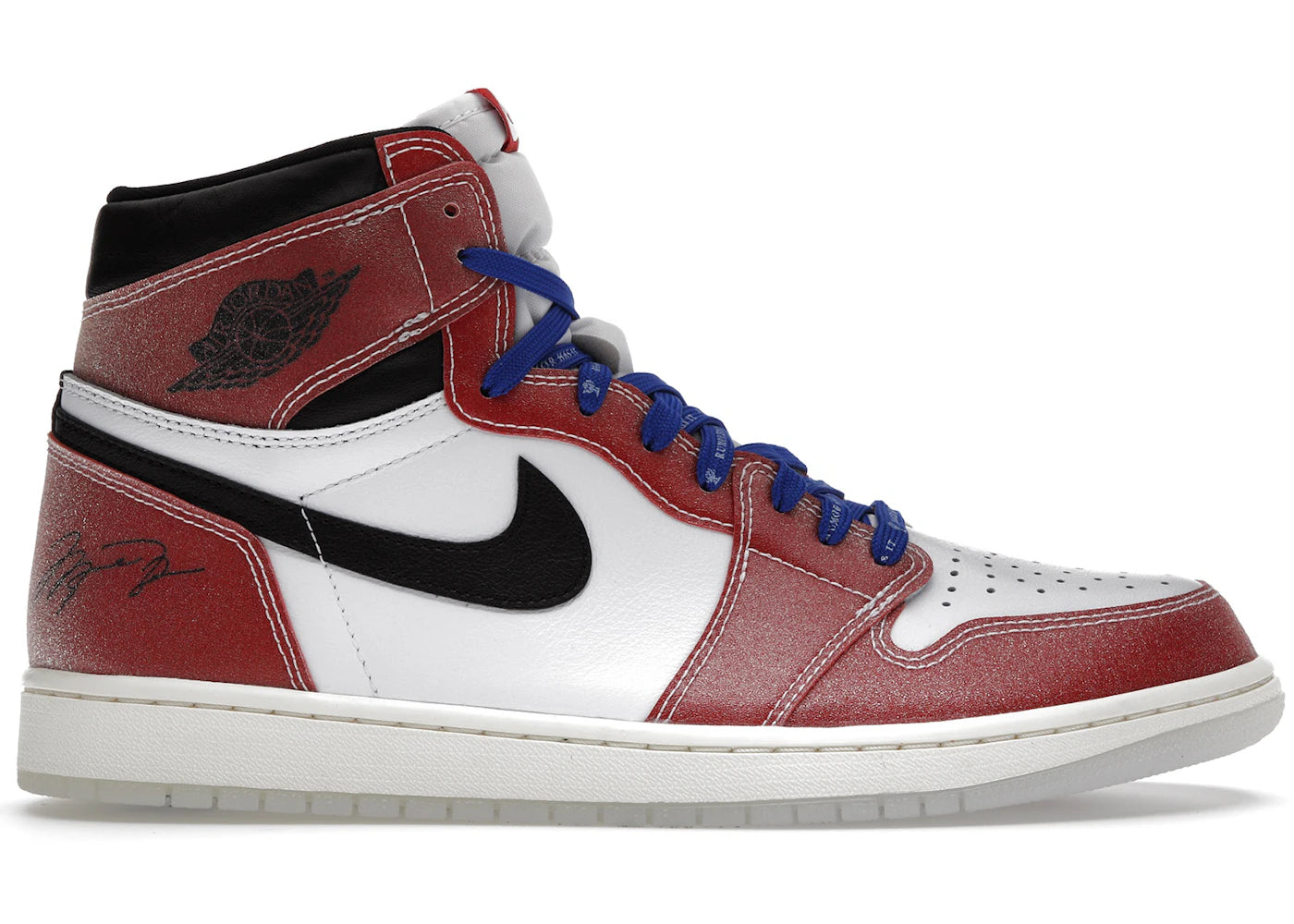 Jordan 1 Retro High-Trophy Room Chicago (Amis et Famille) (Lacets bleus)