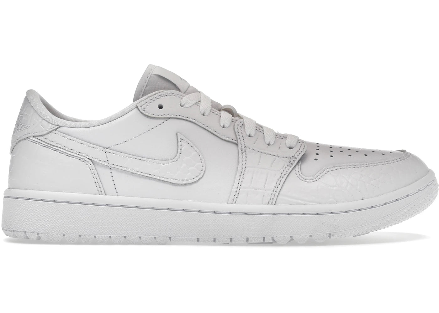 Jordan 1 Retro Low Golf-White Croc