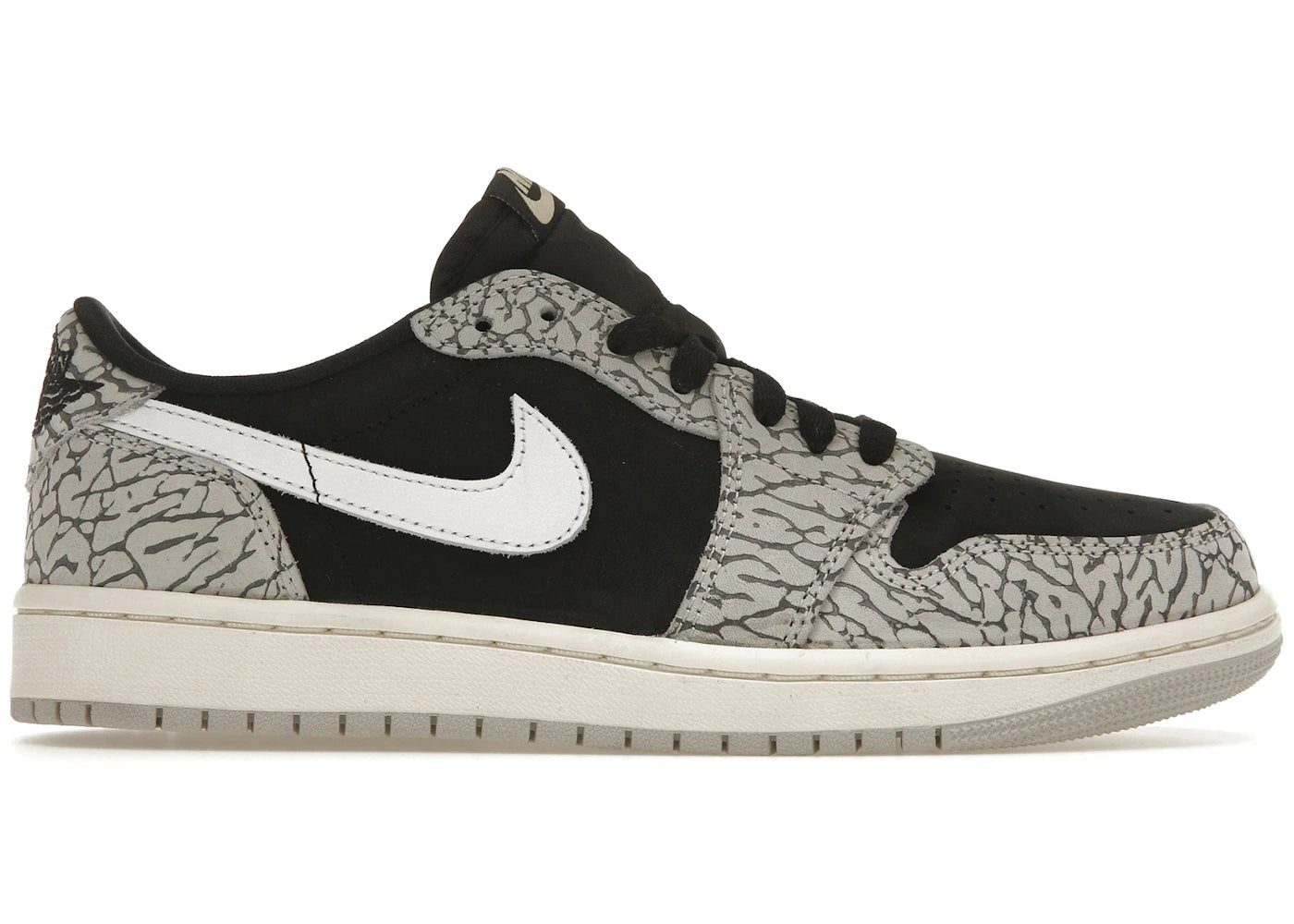 Jordan 1 Retro Low OG-Black Cement (Women's)