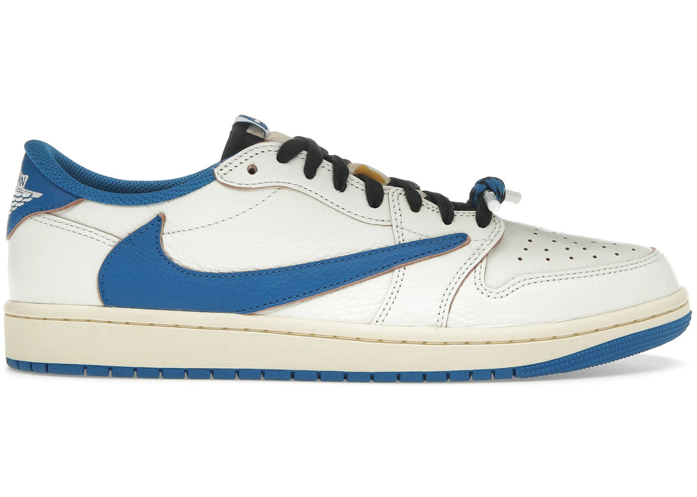 Jordan 1 Retro Low OG SP-Fragment x Travis Scott Sail Military Blue
