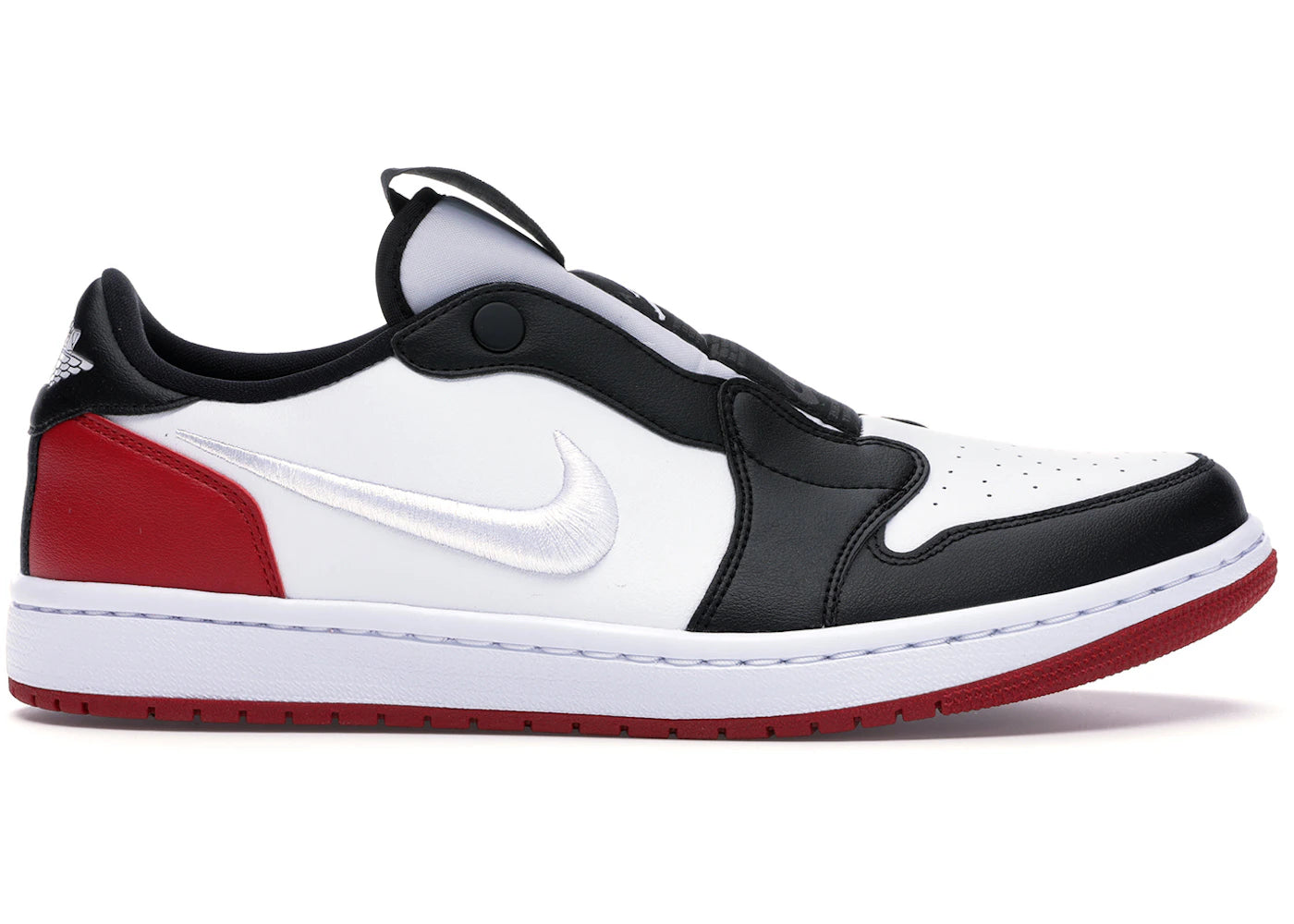 Jordan 1 Retro Low Slip-Black Toe (Women's)