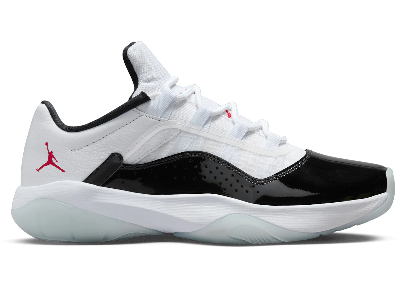 Jordan 11 CMFT Low-White Black Blue Tint University Red (Women's)