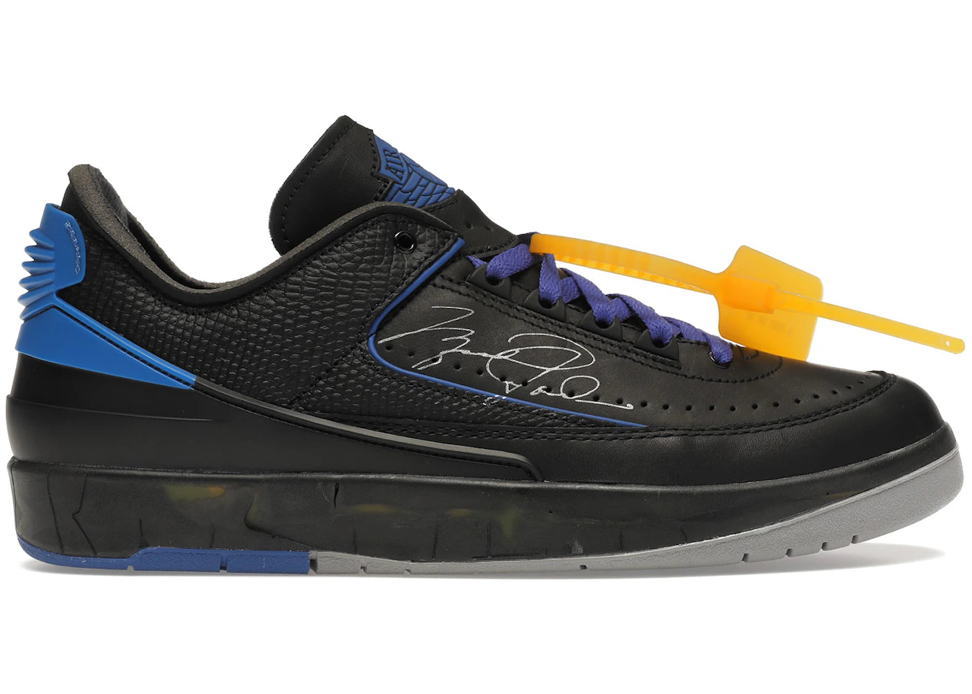 Jordan 2 Retro Low SP-Off-White Black Blue