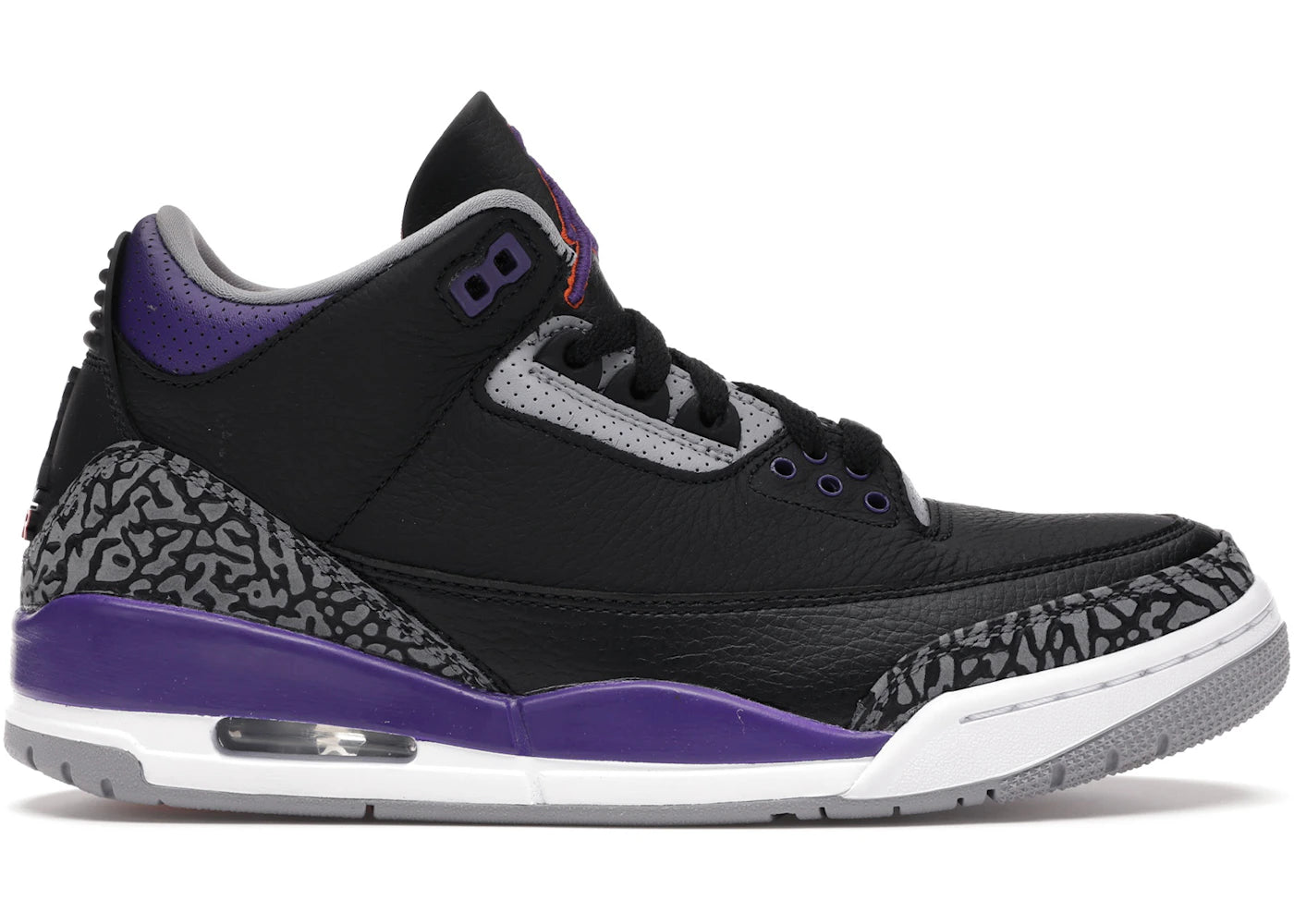 Jordan 3 Retro-Black Court Purple
