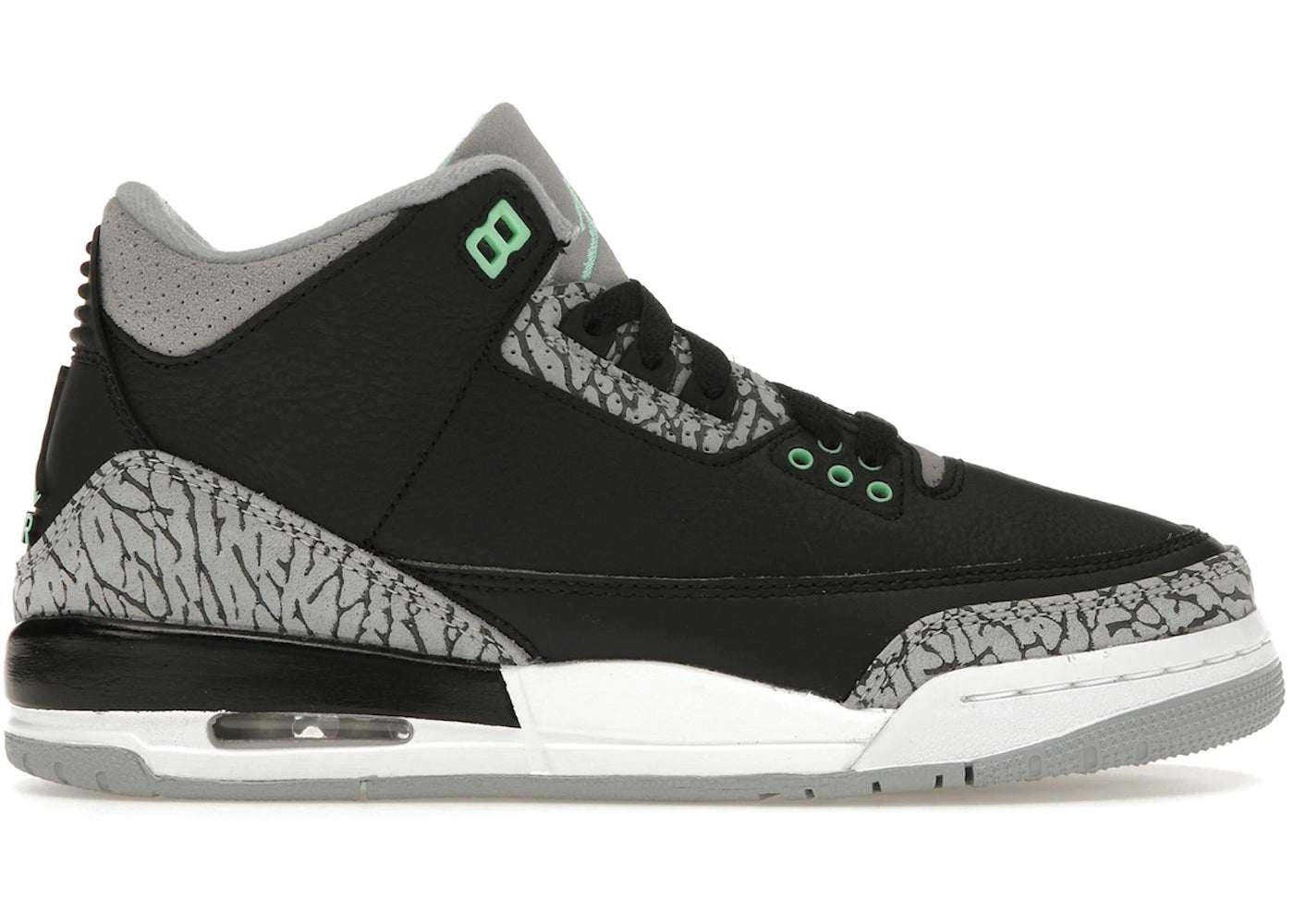 Jordan 3 Retro-Green Glow (GS)