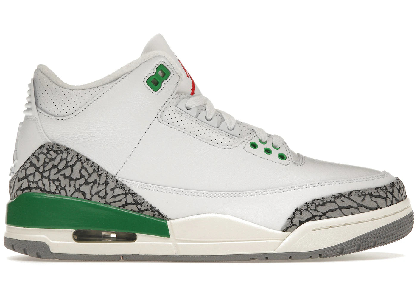 Jordan 3 Retro-Lucky Green (Women's)