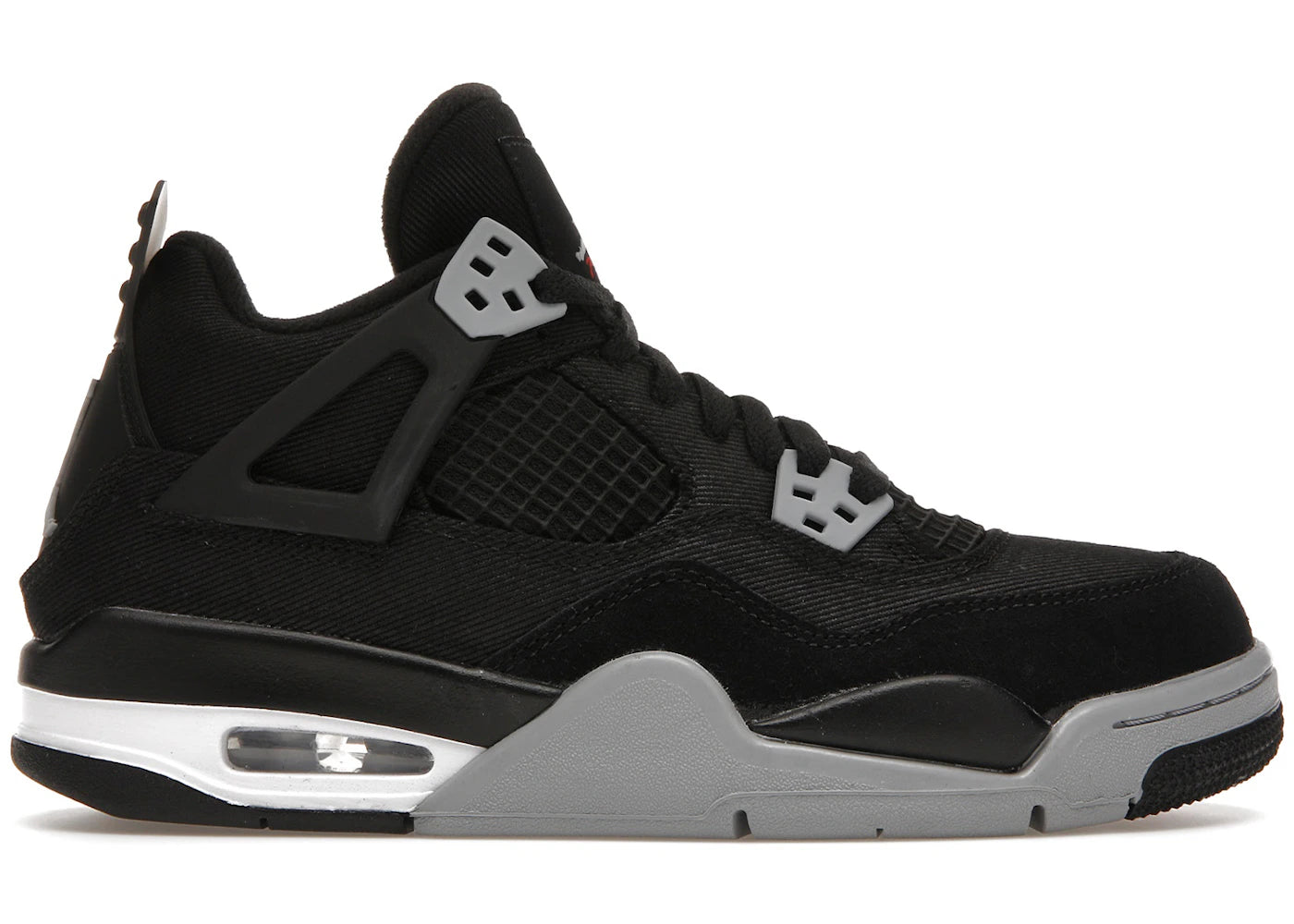 Jordan 4 Retro-Black Canvas (GS)