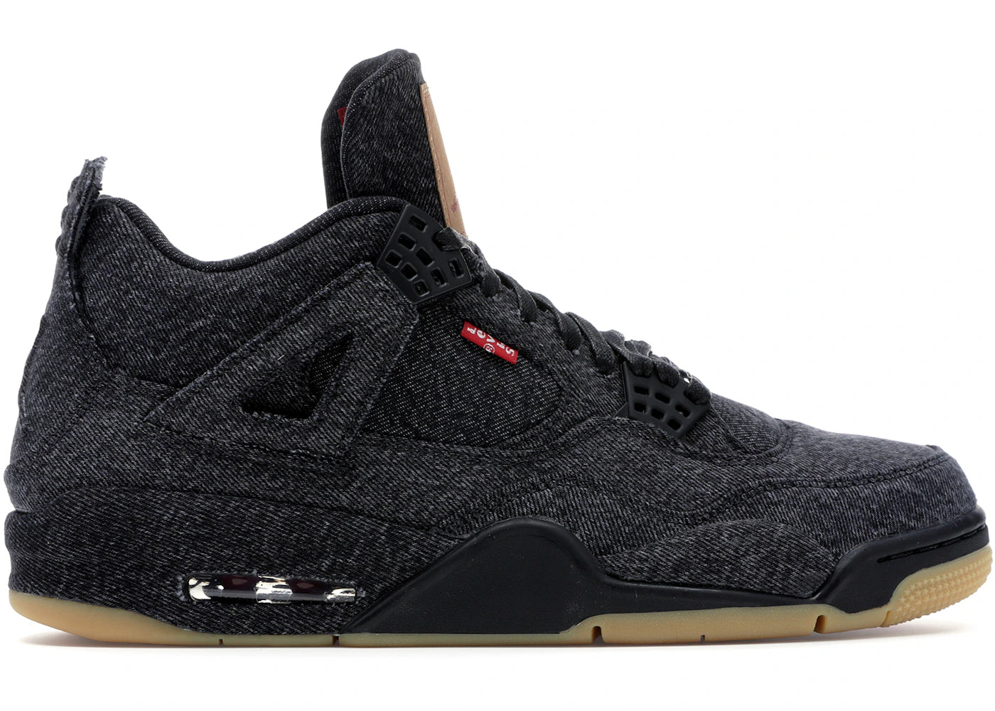 Jordan 4 Retro Levi's Noir (Étiquette Levi's)