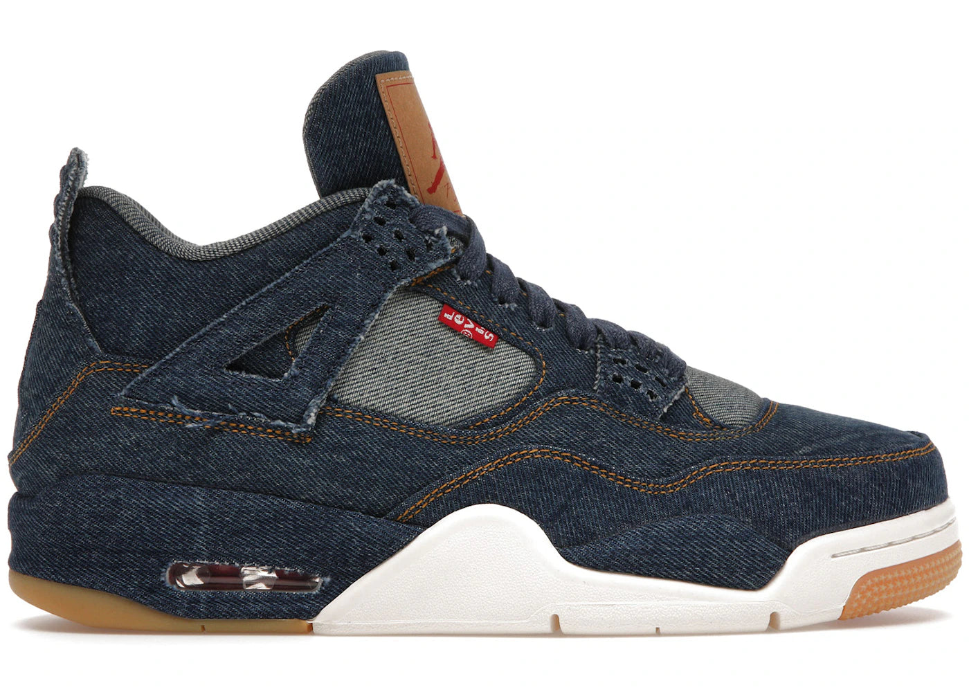 Jordan 4 Retro Levi's Denim (Étiquette avec logo Levi's)