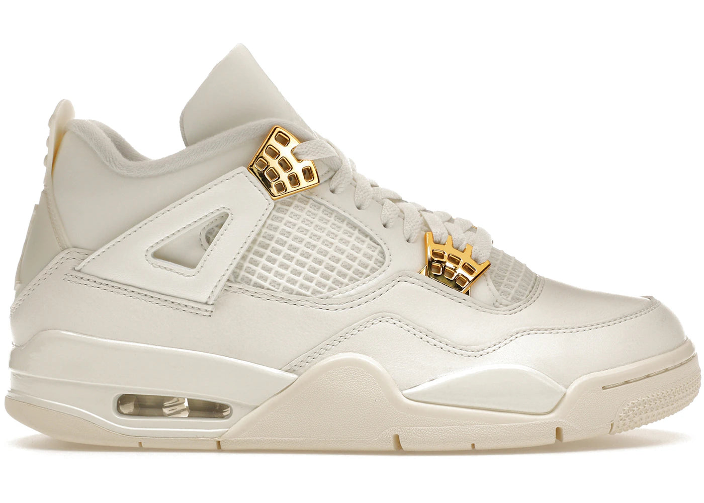 Jordan 4 Retro-Metallic Gold (Women's)