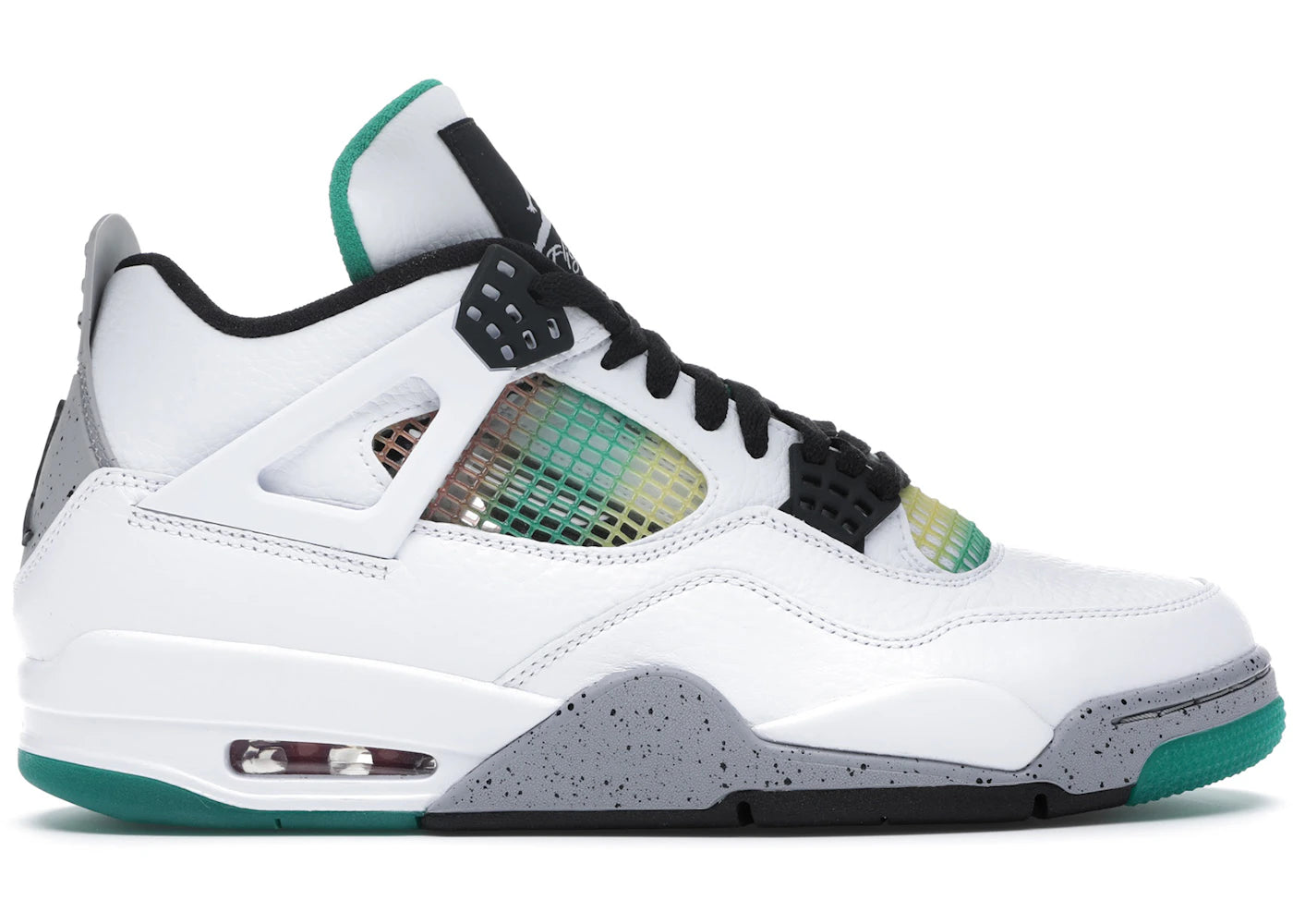 Jordan 4 Retro-Lucid Green Rasta (Women's)