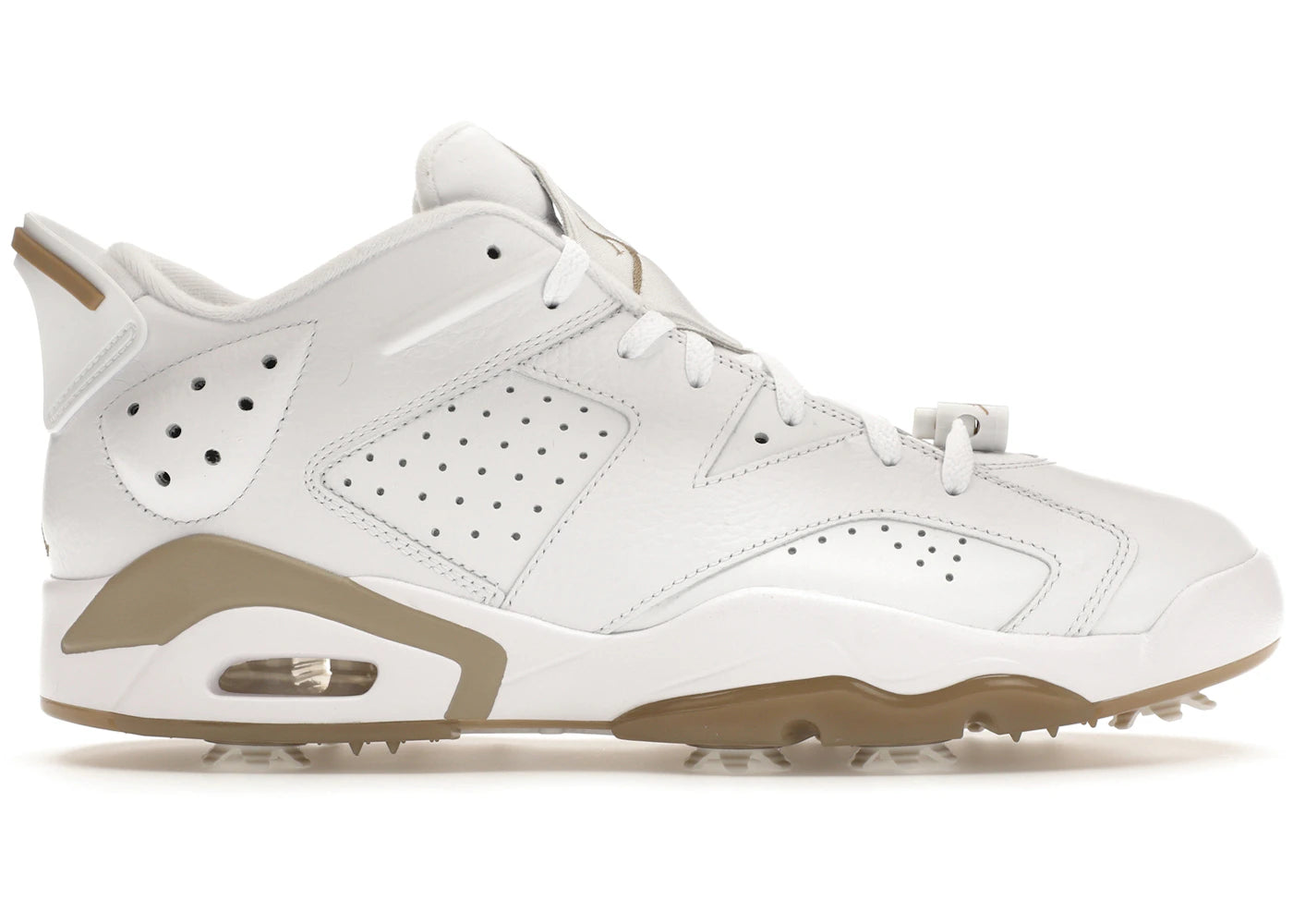 Jordan 6 Retro Low Golf-White Khaki