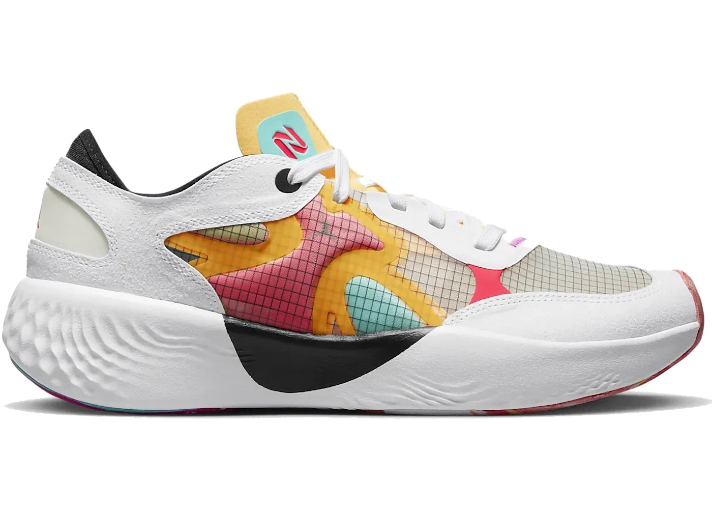 Jordan Delta 3 Nitro Low-Luka Doncic White Black Dynamic Turquoise