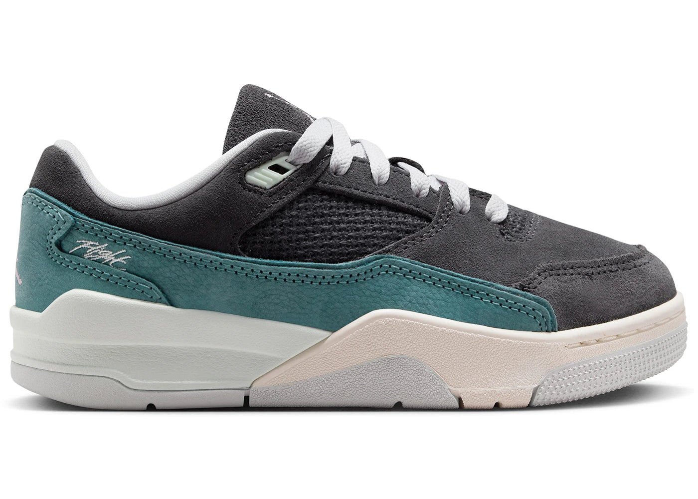 Jordan Flight Court Anthracite Iris Whisper Barely Green