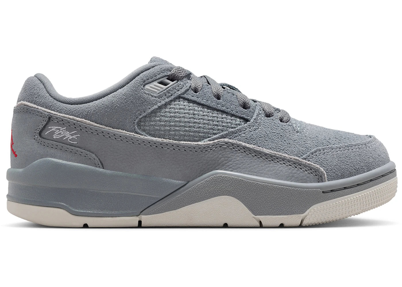 Jordan Flight Court Cool Gray Varsity Red