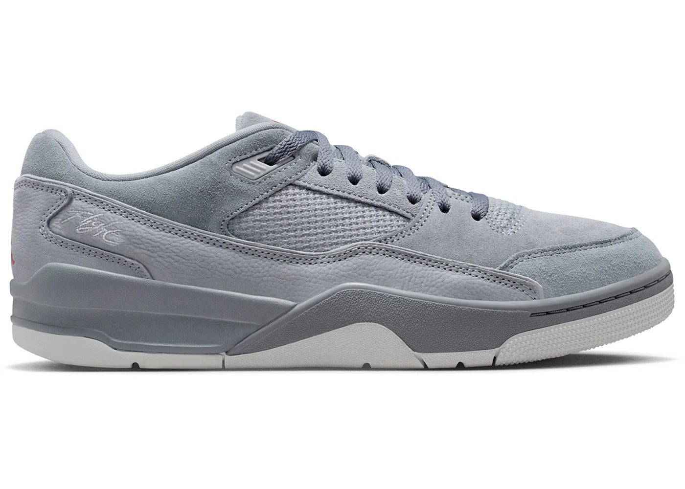 Jordan Flight Court Cool Gray Varsity Red