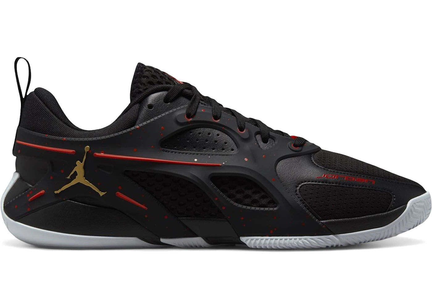 Jordan Heir Noir Rouge Or Métallisé