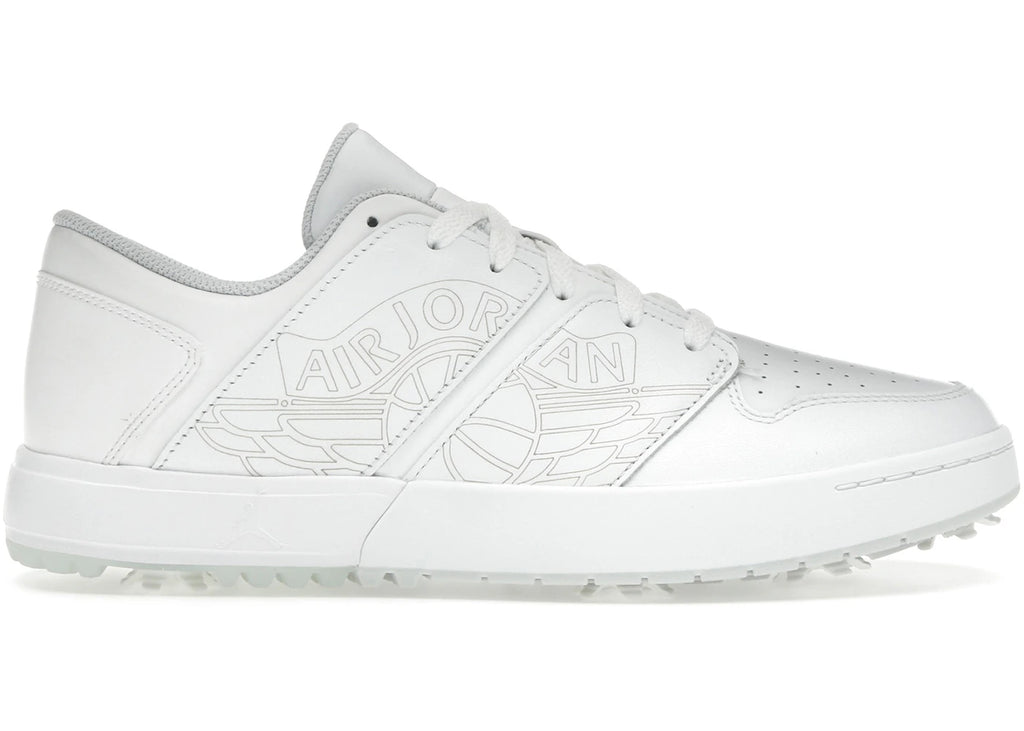 Jordan Nu Retro 1 Low Golf Blanc Platine Pur