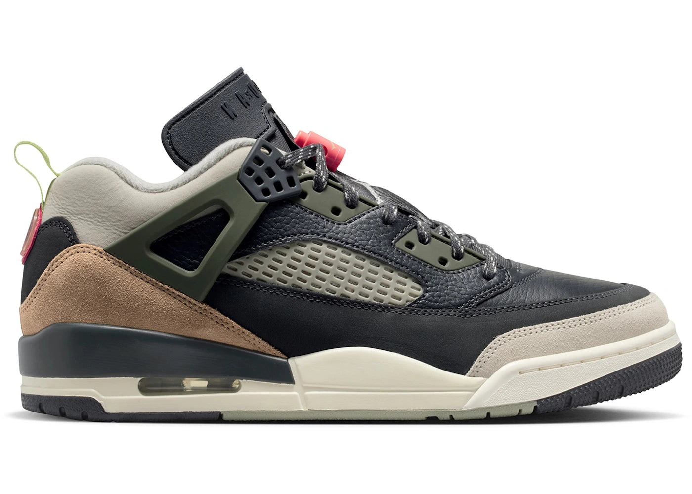 Jordan Spizike Basse Anthracite Mango Cargo Khaki