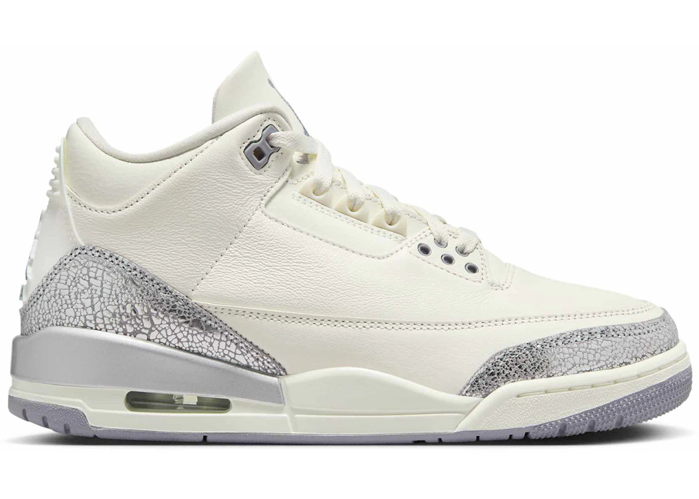 Jordan 3 Retro-Sail Cement Grey (Women's)