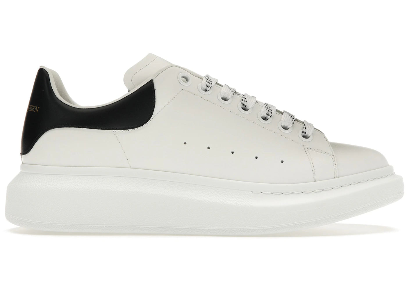 Alexander McQueen Oversize - Blanc Noir (Femme)