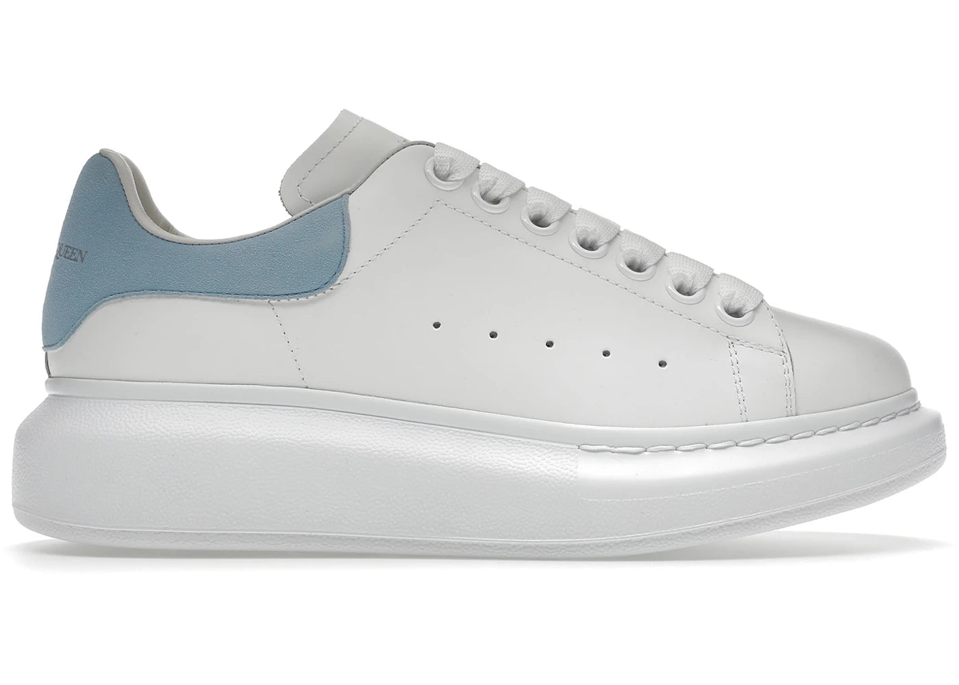 Alexander McQueen Oversized-White Gray Blue (Women's)