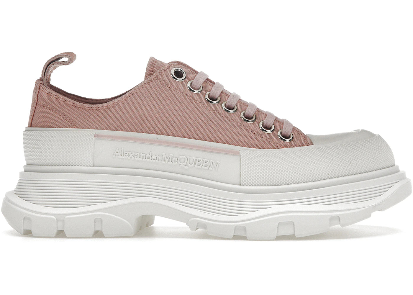 Chaussures à lacets Alexander McQueen Tread Slick - Magnolia (Femme)