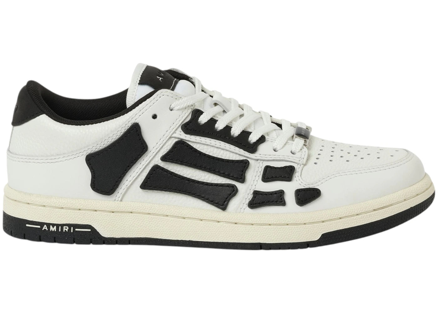 AMIRI Skel Top Low White Black