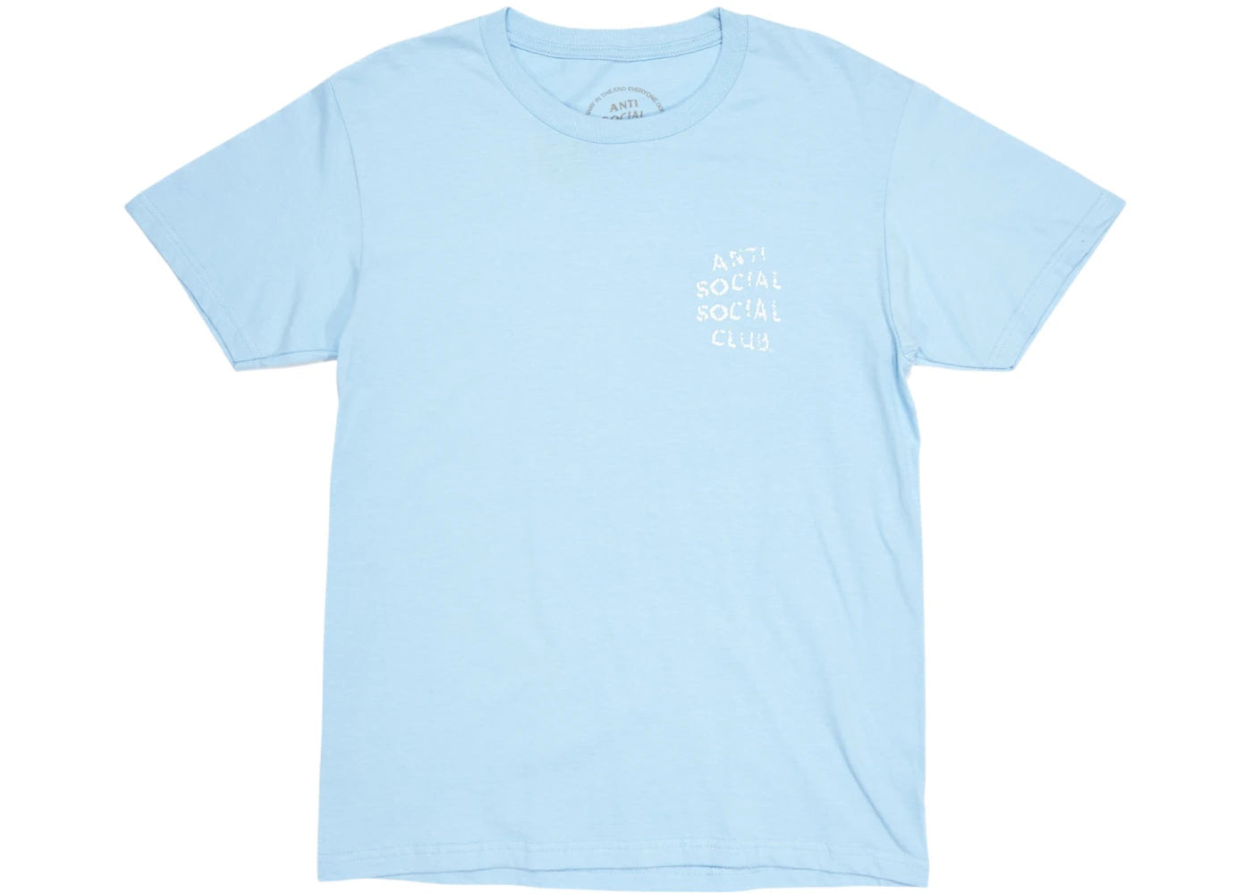 Anti Social Social Club Partly Cloudy T-shirt-Blue
