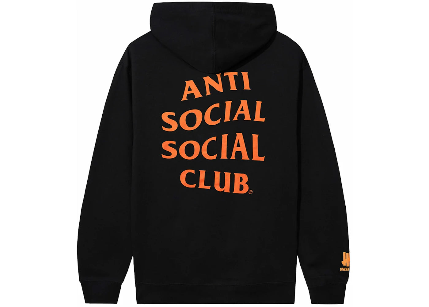 Anti Social Social Club x Undefeated Still Paranoid Hoodie-Black