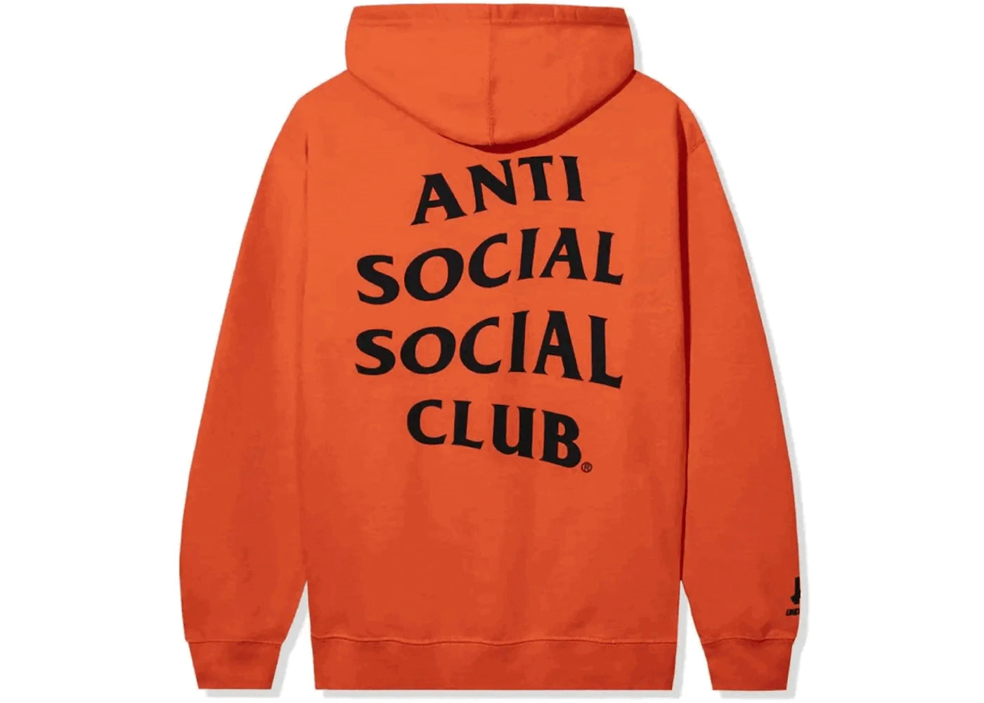 Anti Social Social Club x Undefeated Still Paranoid Hoodie-Orange