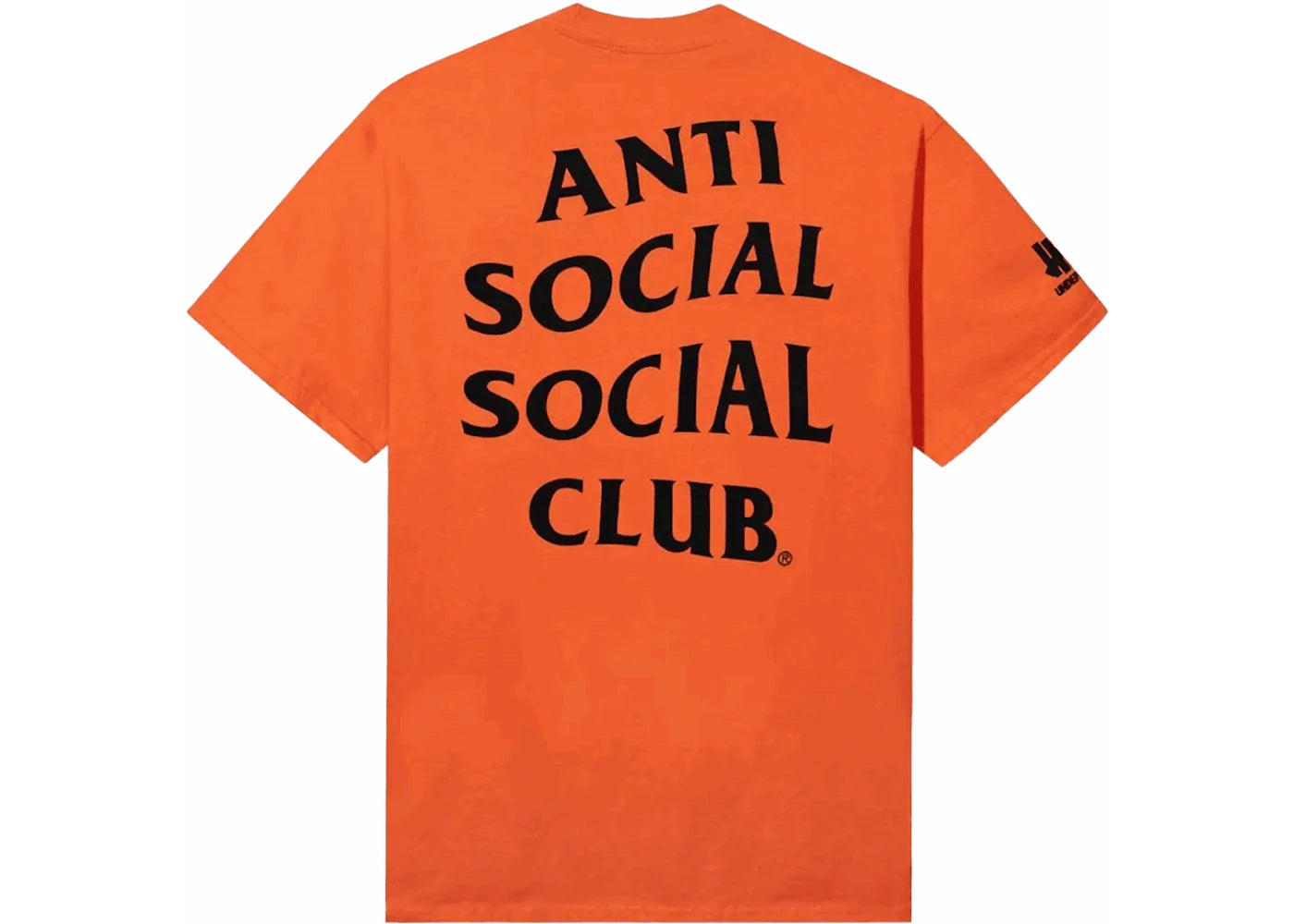 Anti Social Social Club x Undefeated Still Paranoid Tee-Orange