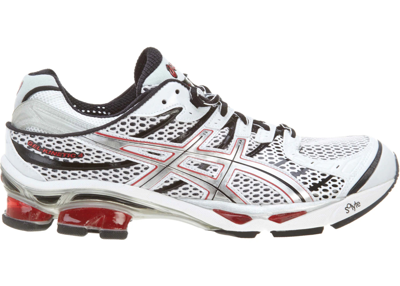 ASICS Gel-Kinetic 4 T133N-White Lightning Flame